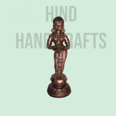  Statue Lady Idol with Deepam