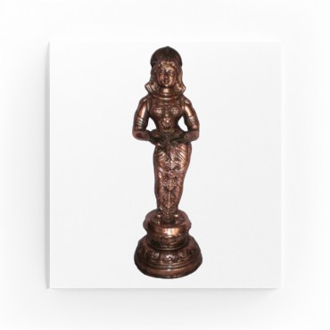  Statue Lady Idol with Deepam