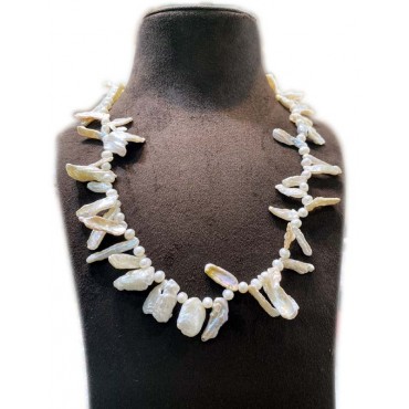 Pearls Ethnic Necklace 